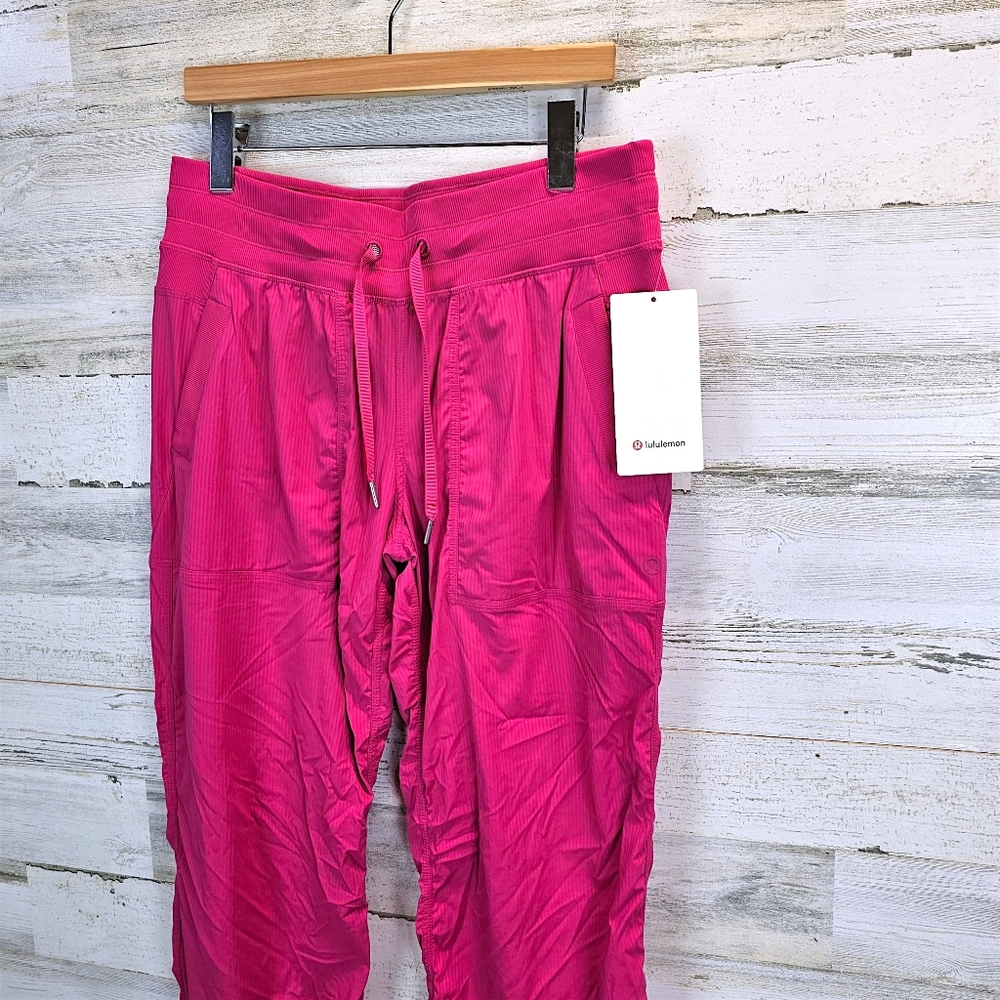 Lululemon Dance Studio Mid-Rise Pants Sonic Pink Size 10 Activewear Balletcore - Picture 9 of 16